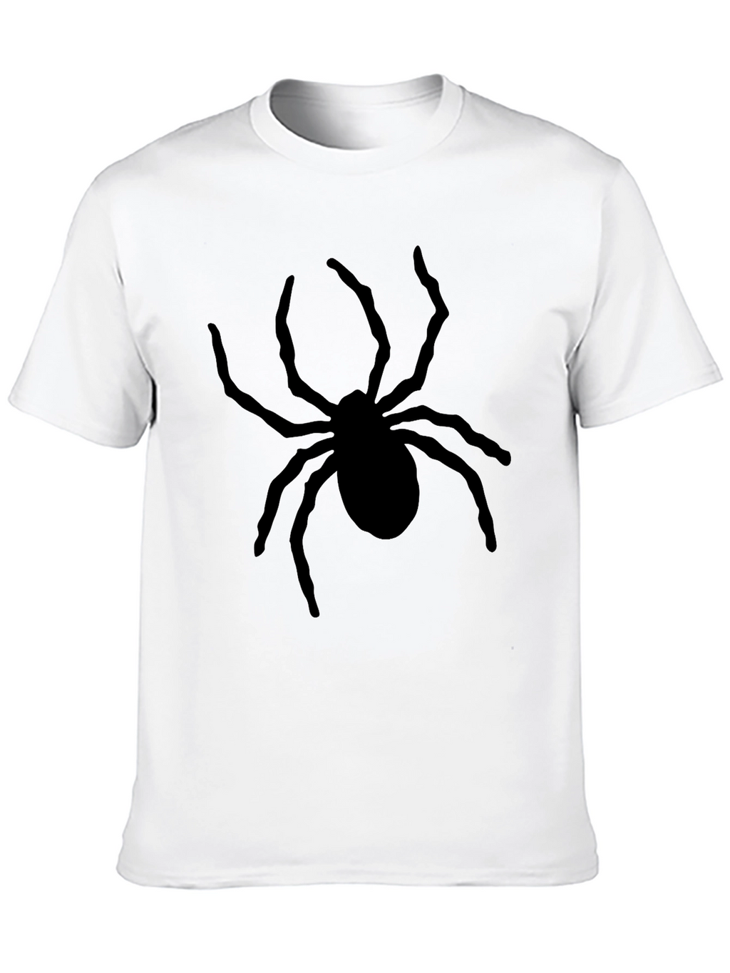 Spider Graphic Print Black T-Shirt