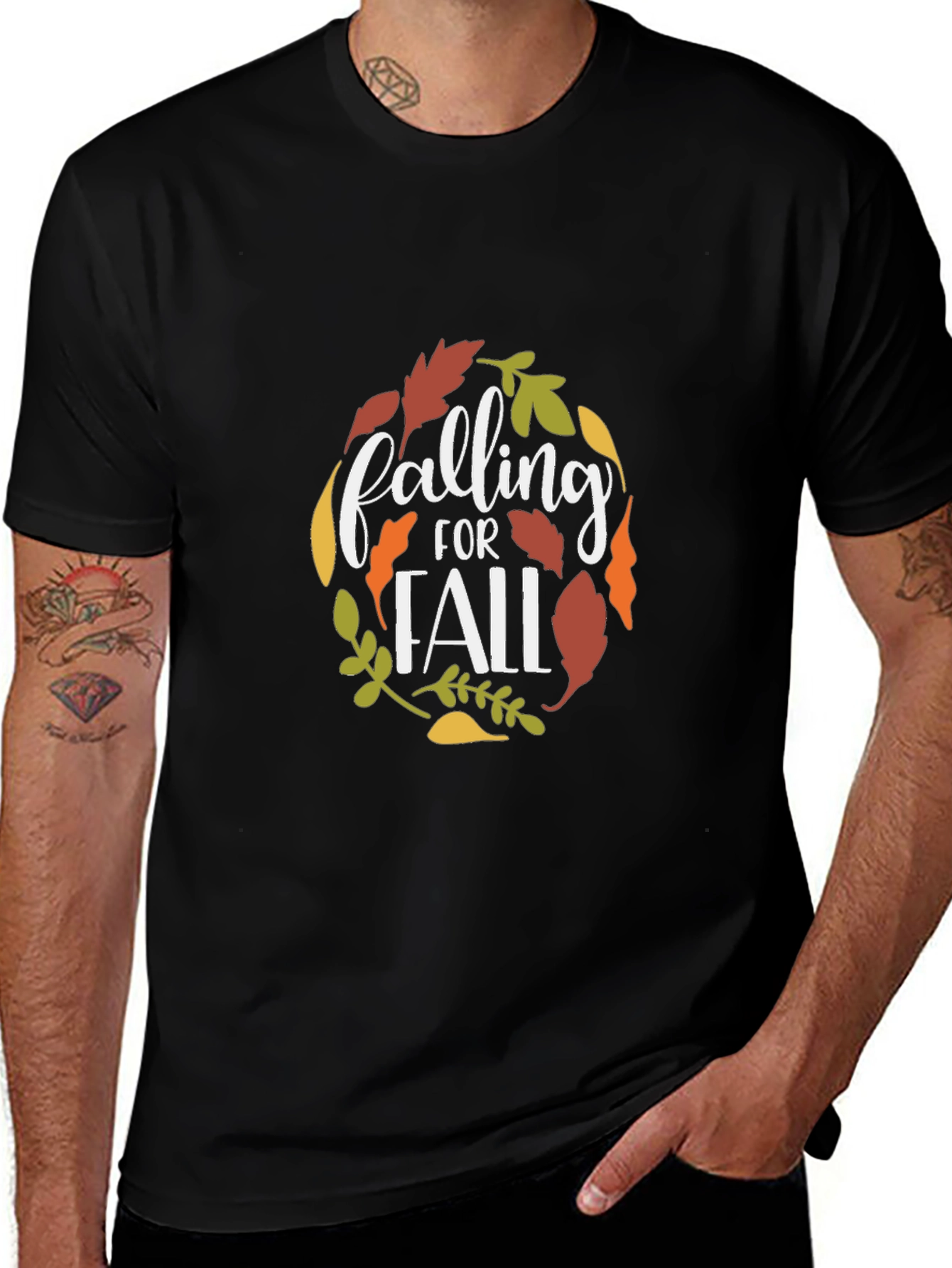 Falling for Fall T-Shirt - Autumn Graphic Tee