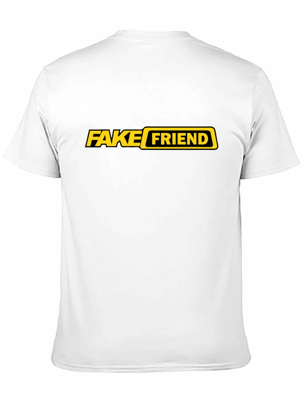 Fake Friend Graphic Tee - Trendy Sarcastic Black T-Shirt