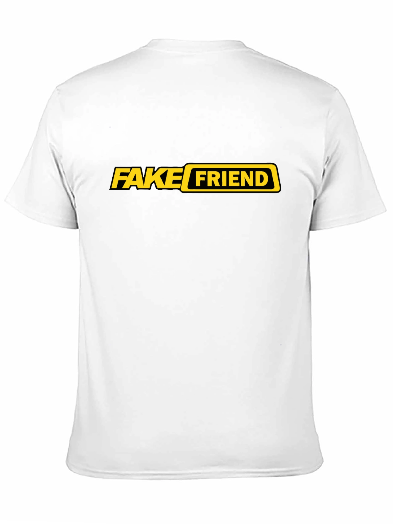 Fake Friend Graphic Tee - Trendy Sarcastic Black T-Shirt