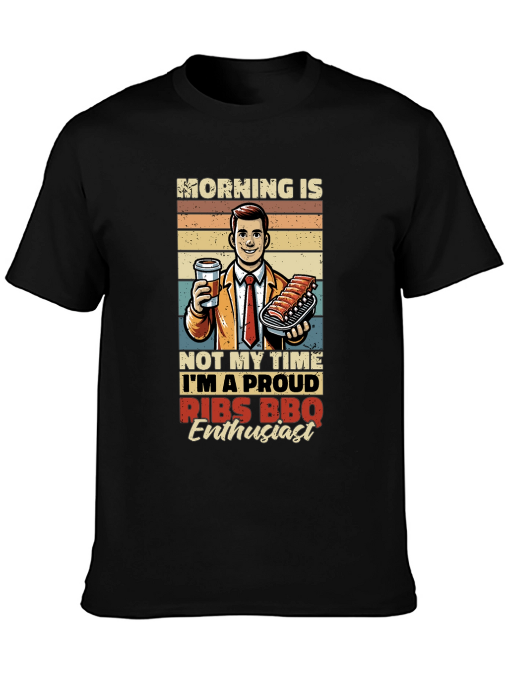 Proud Ribs BBQ Enthusiast T-Shirt