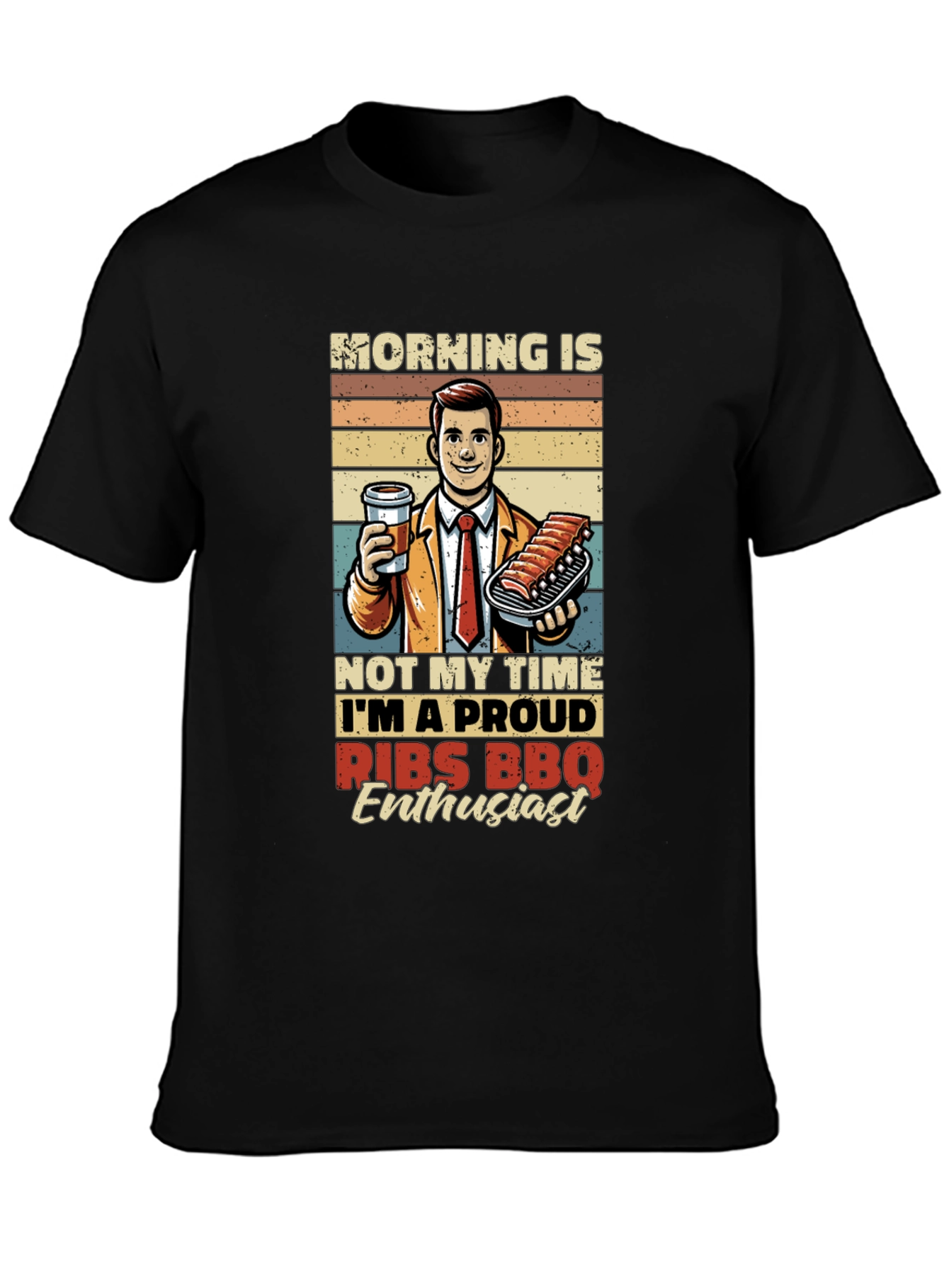 Proud Ribs BBQ Enthusiast T-Shirt