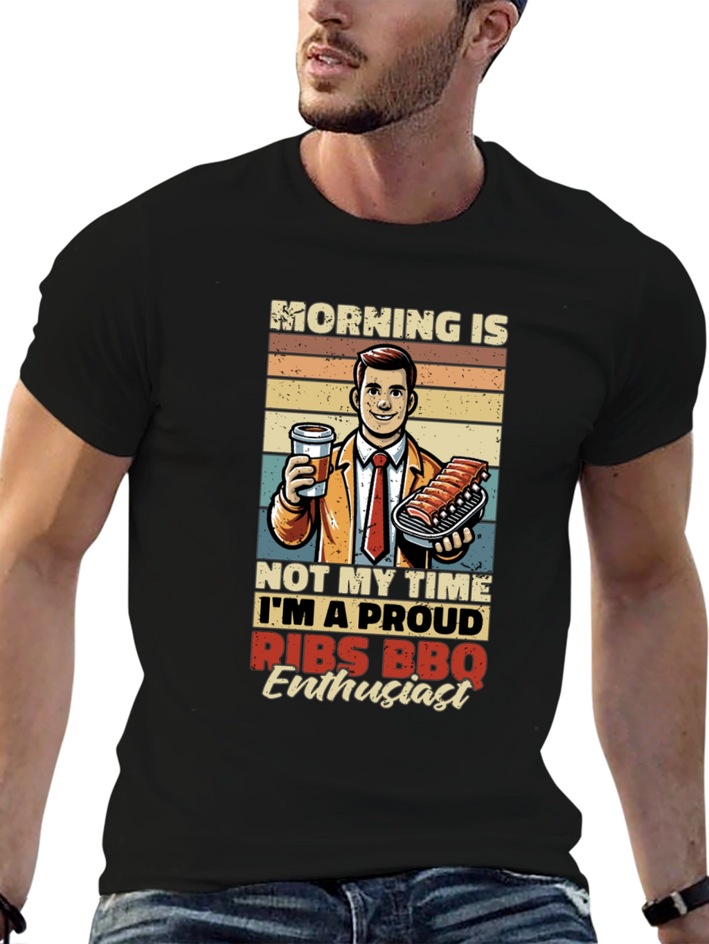 Proud Ribs BBQ Enthusiast T-Shirt