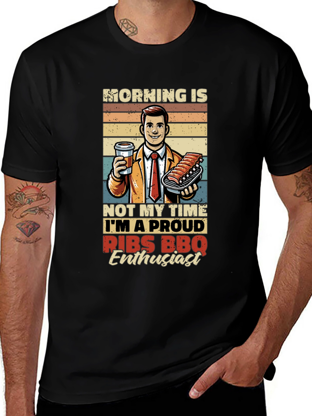 Proud Ribs BBQ Enthusiast T-Shirt