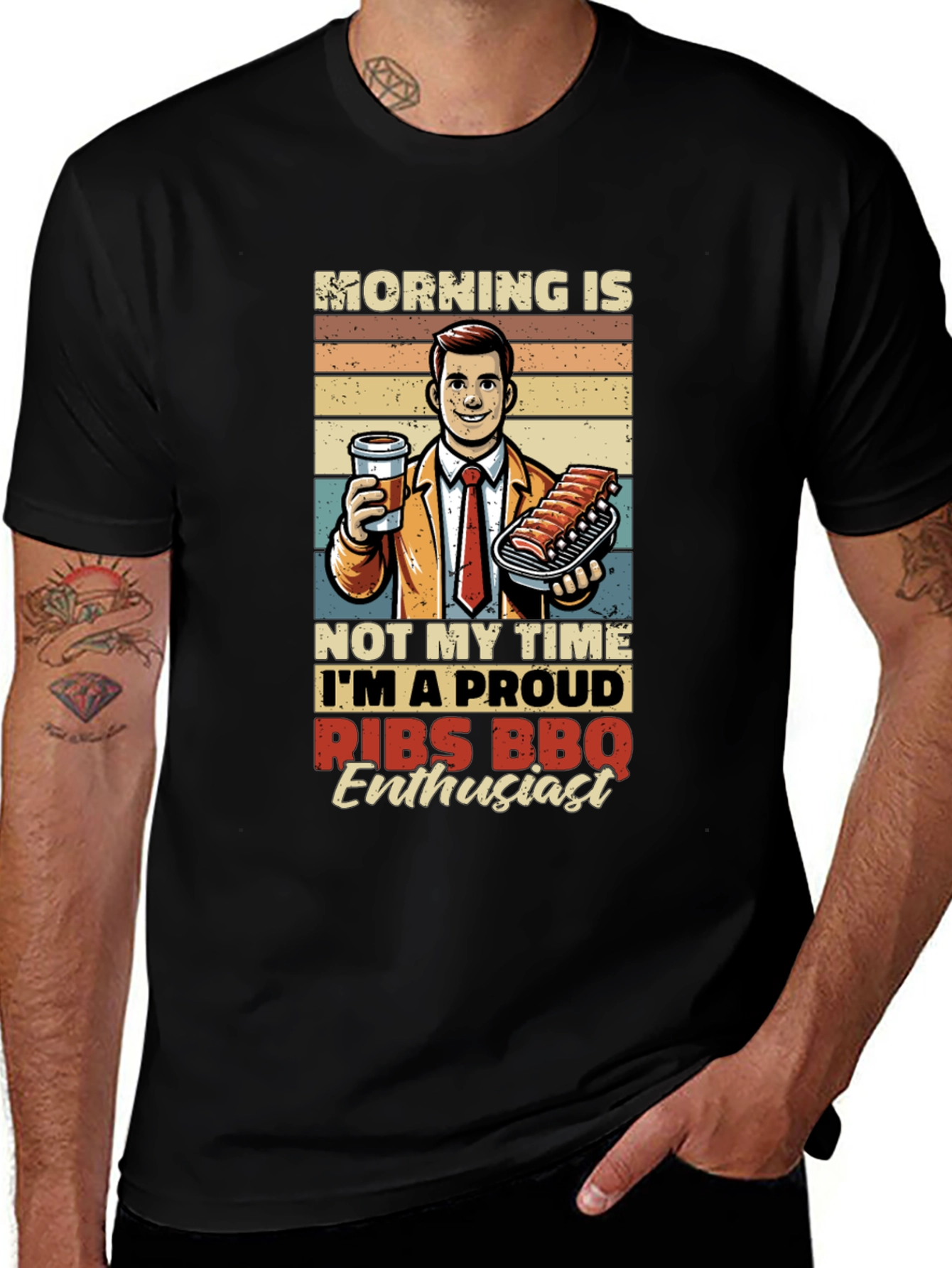 Proud Ribs BBQ Enthusiast T-Shirt
