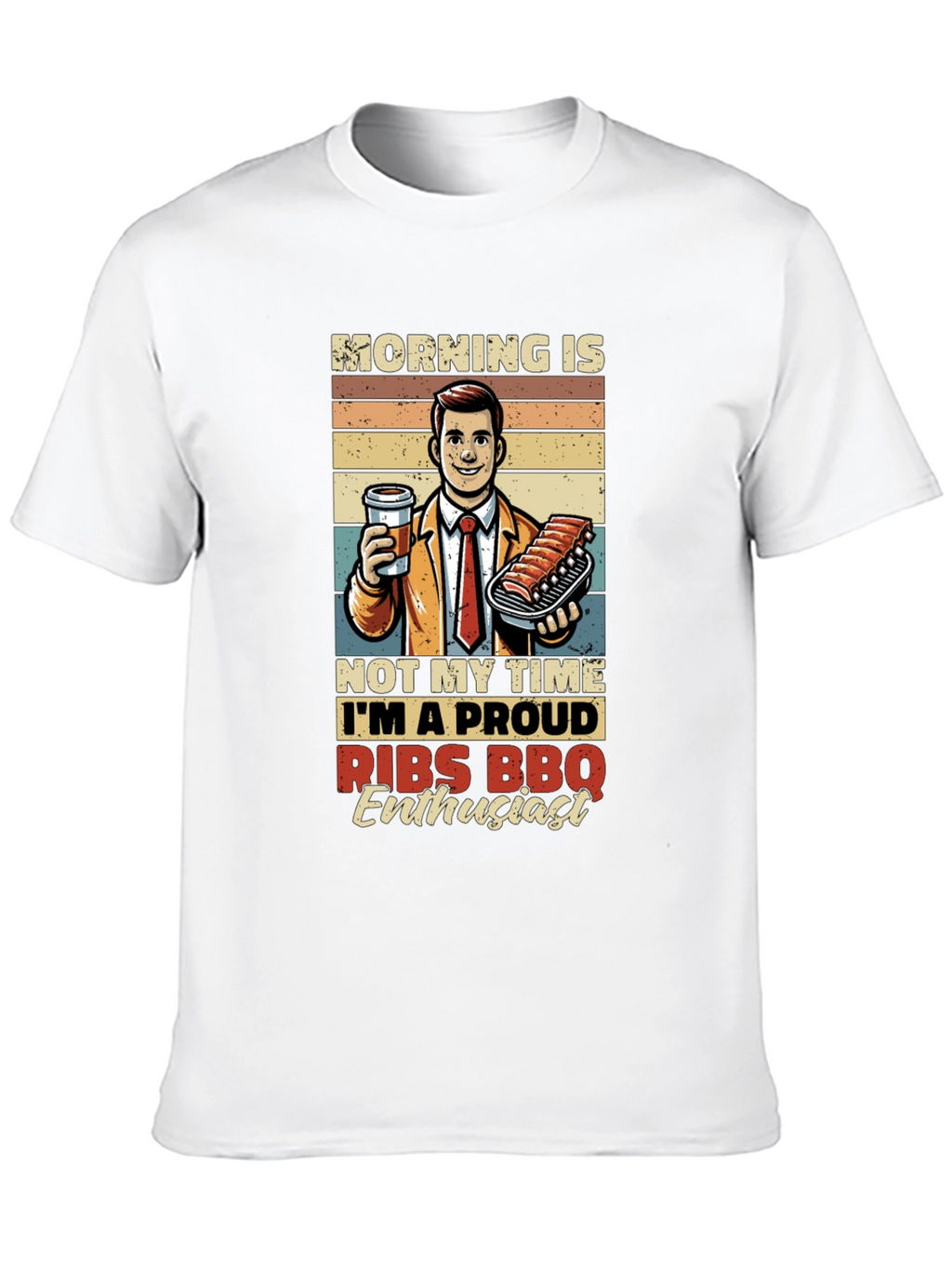 Proud Ribs BBQ Enthusiast T-Shirt