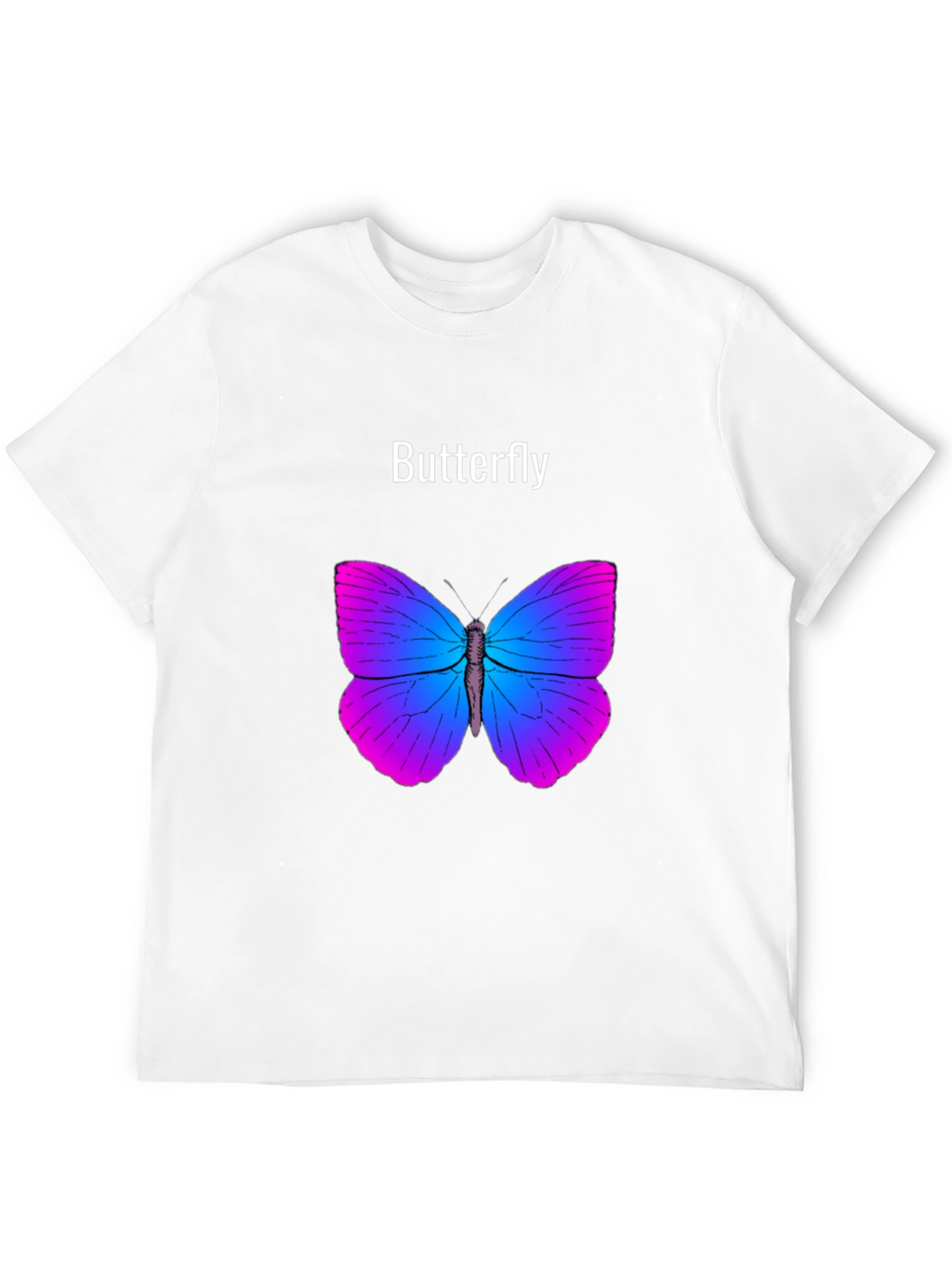 Butterfly Graphic T-Shirt - Stylish Unisex Tee
