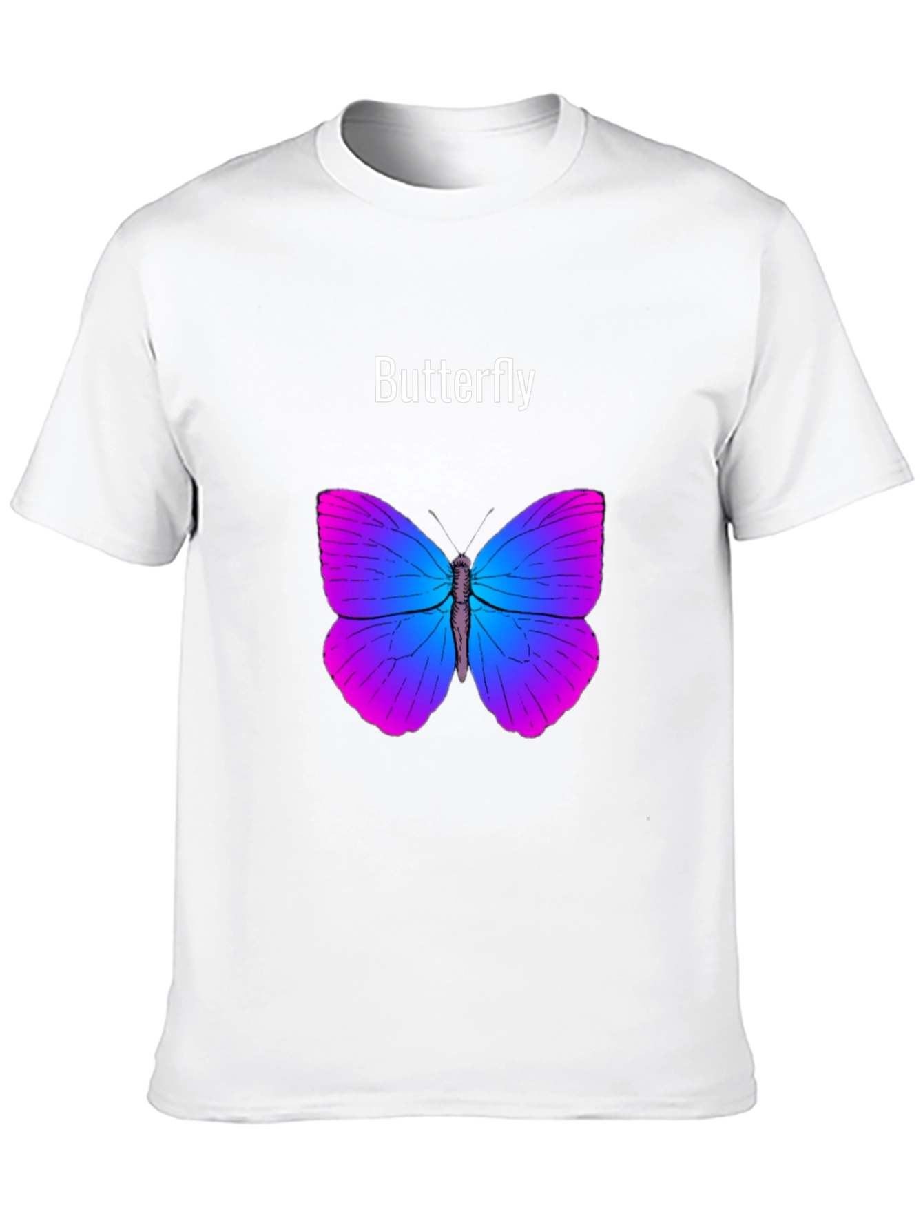 Butterfly Graphic T-Shirt - Stylish Unisex Tee