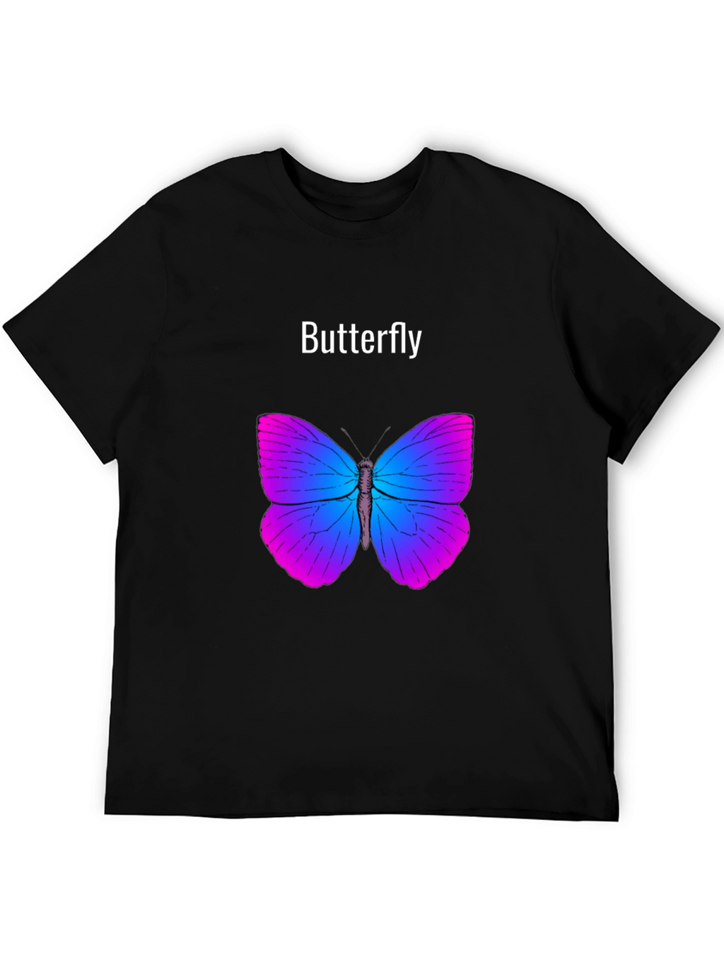 Butterfly Graphic T-Shirt - Stylish Unisex Tee