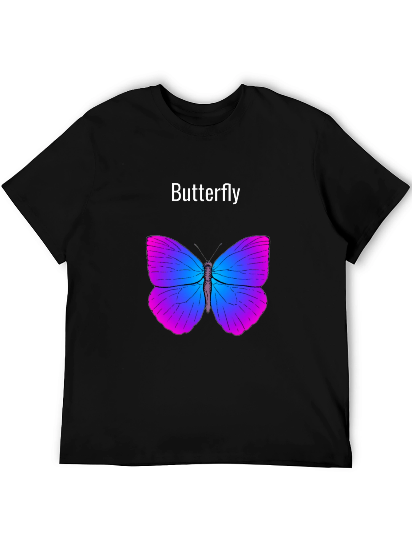 Butterfly Graphic T-Shirt - Stylish Unisex Tee
