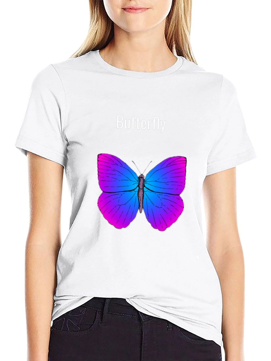 Butterfly Graphic T-Shirt - Stylish Unisex Tee