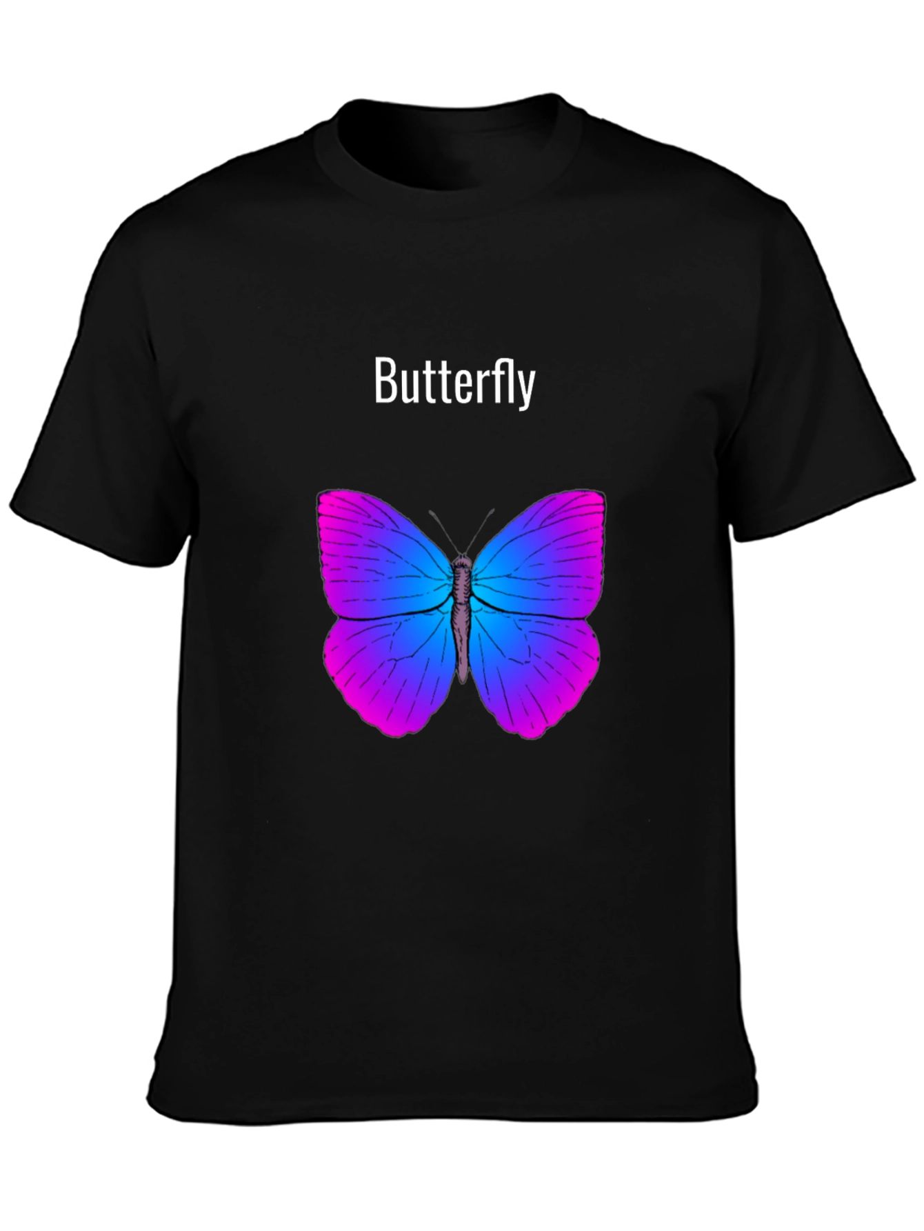Butterfly Graphic T-Shirt - Stylish Unisex Tee