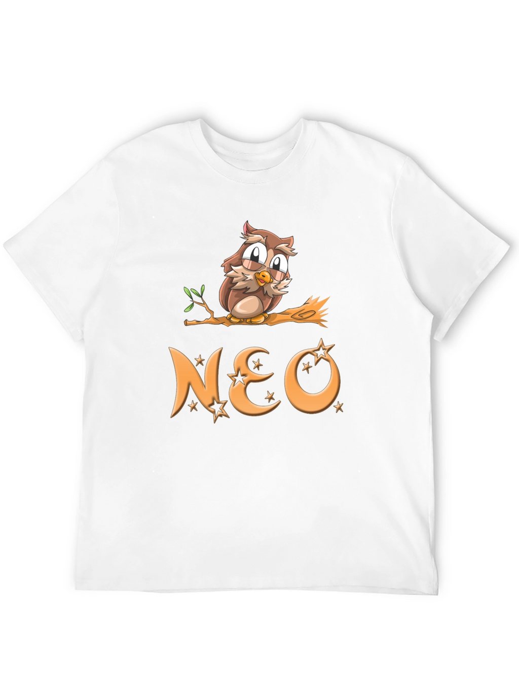 Owl on Branch NEO Graphic T-Shirt