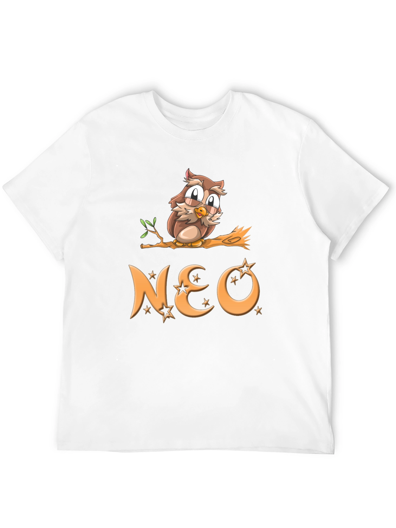 Owl on Branch NEO Graphic T-Shirt
