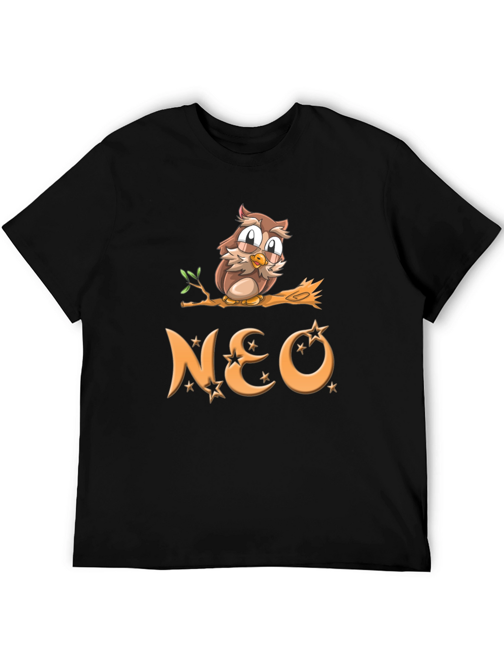 Owl on Branch NEO Graphic T-Shirt