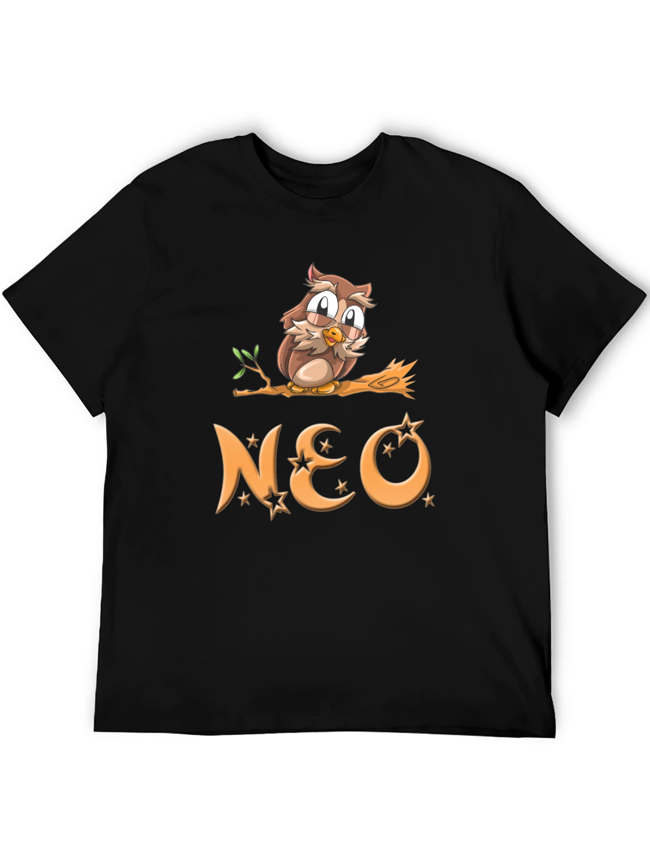 Owl on Branch NEO Graphic T-Shirt