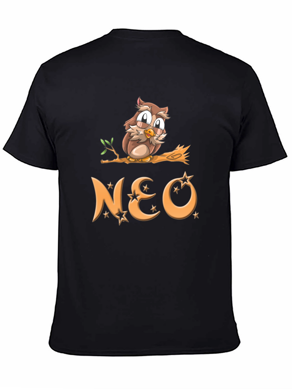 Owl on Branch NEO Graphic T-Shirt