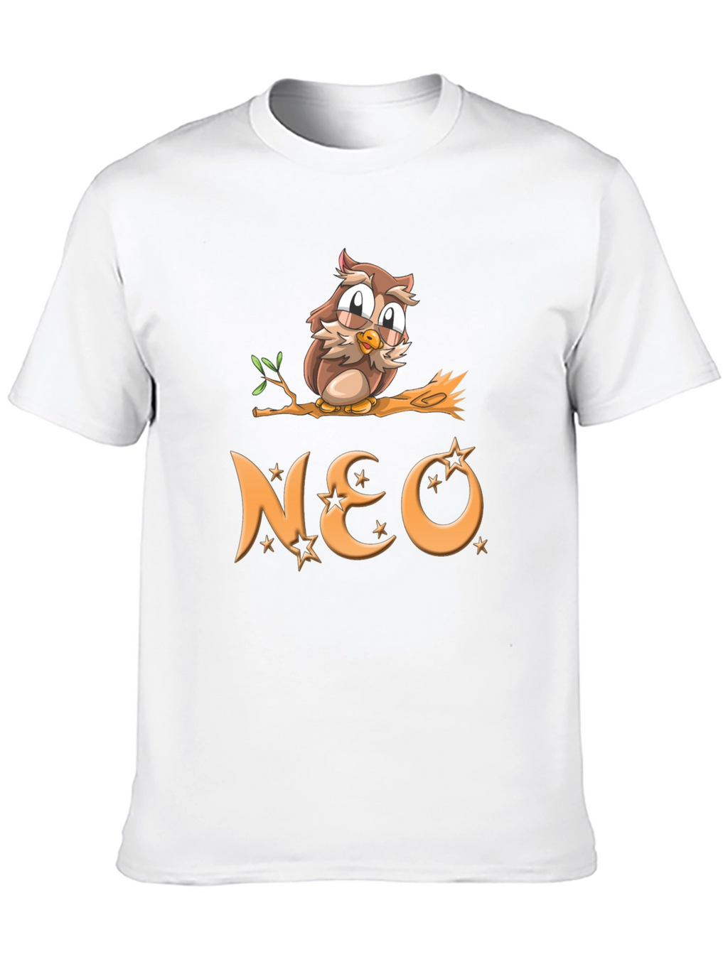 Owl on Branch NEO Graphic T-Shirt