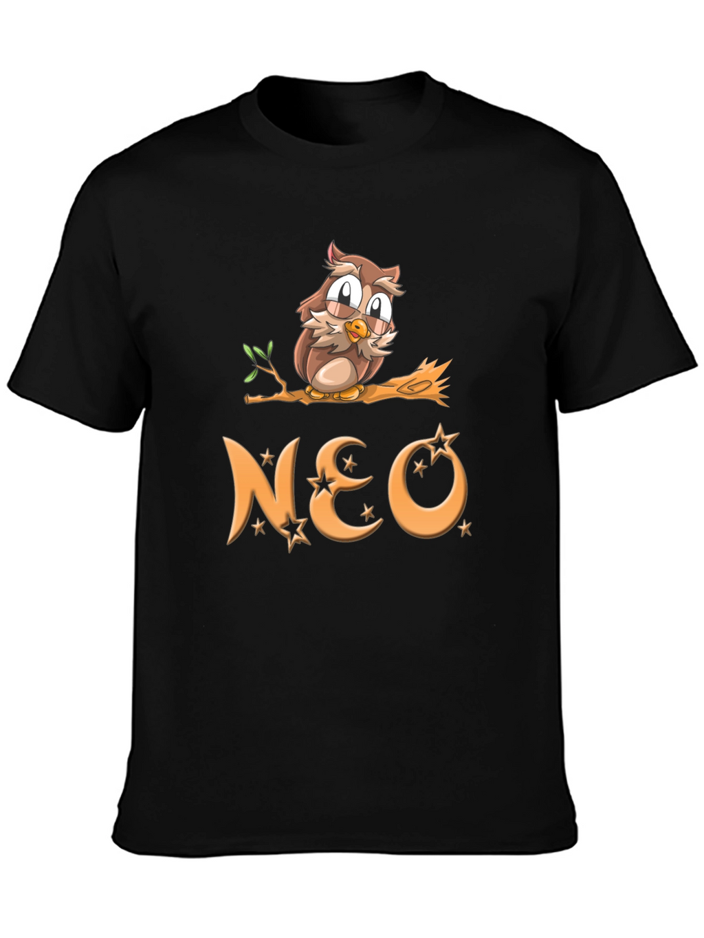 Owl on Branch NEO Graphic T-Shirt