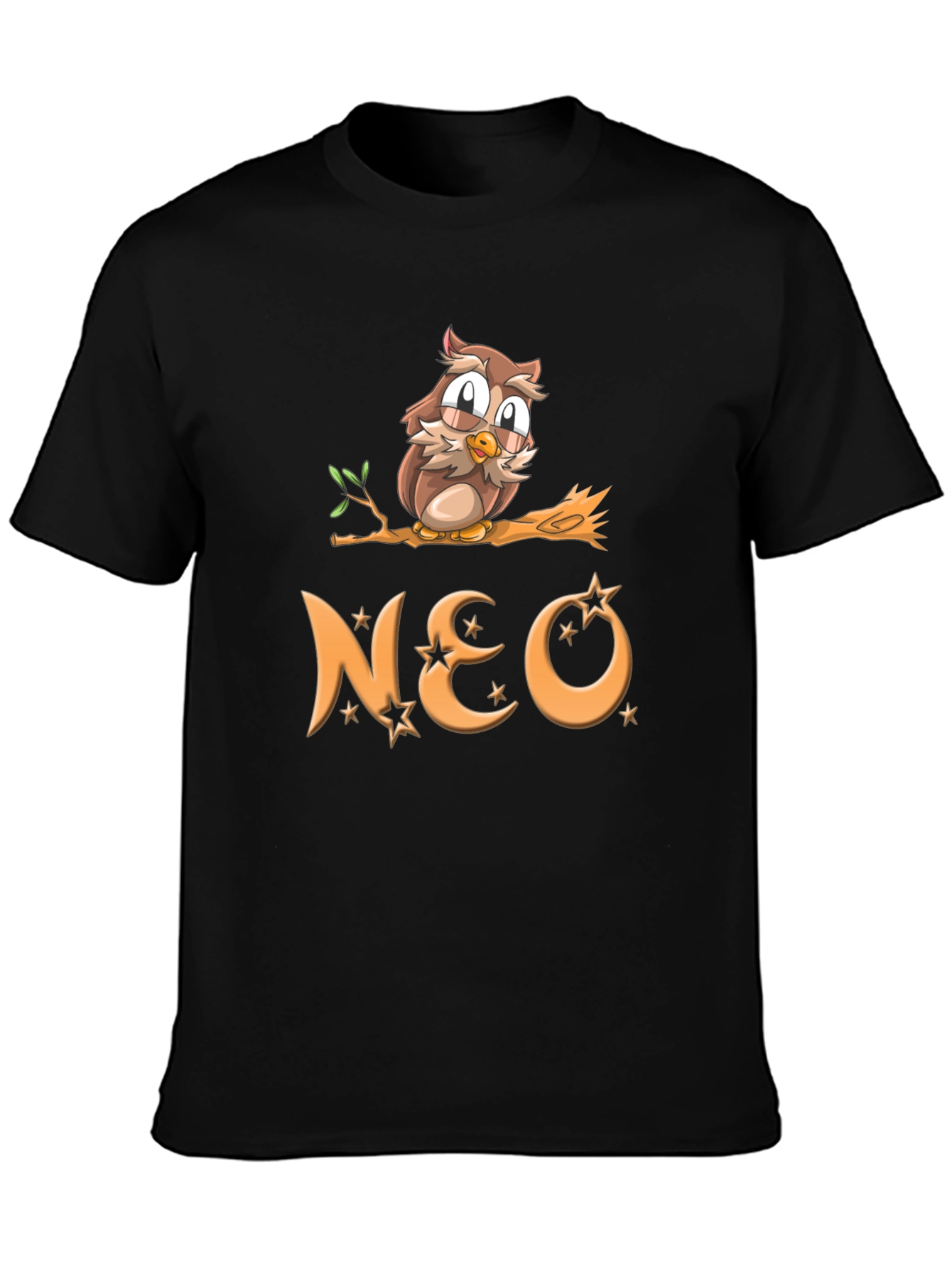 Owl on Branch NEO Graphic T-Shirt