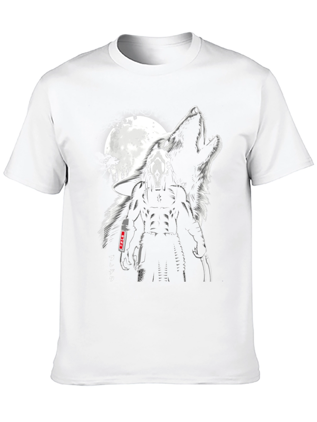 Wolf Predator Graphic Tee - Black