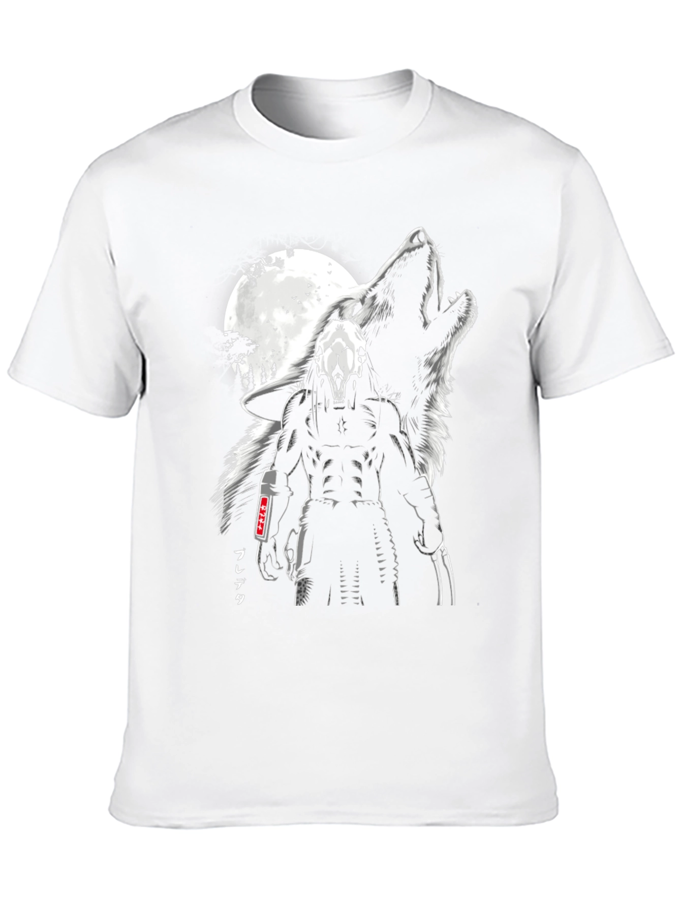 Wolf Predator Graphic Tee - Black
