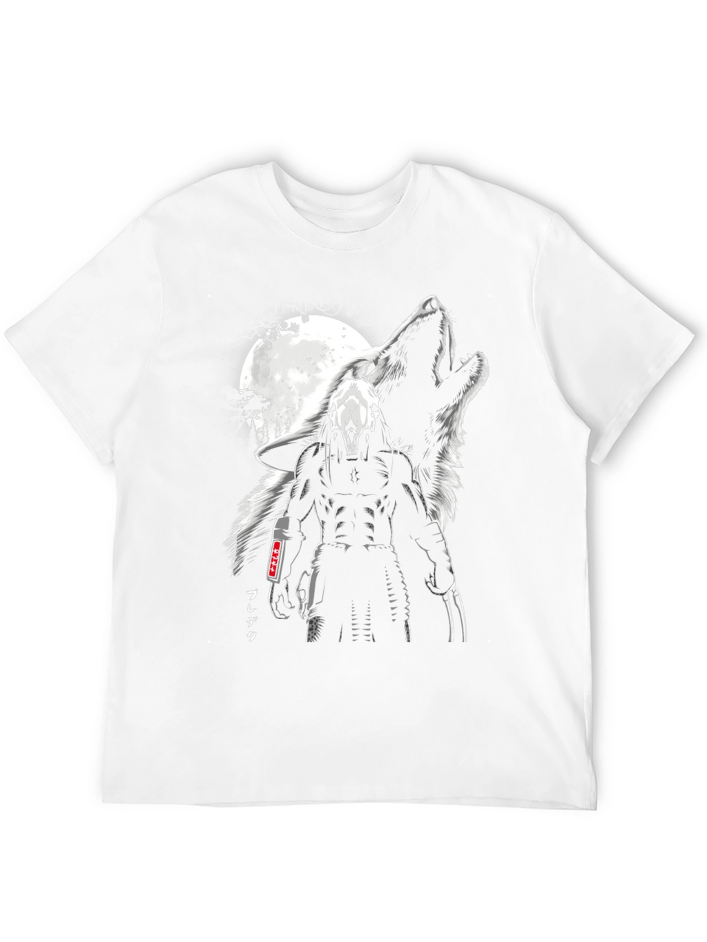 Wolf Predator Graphic Tee - Black