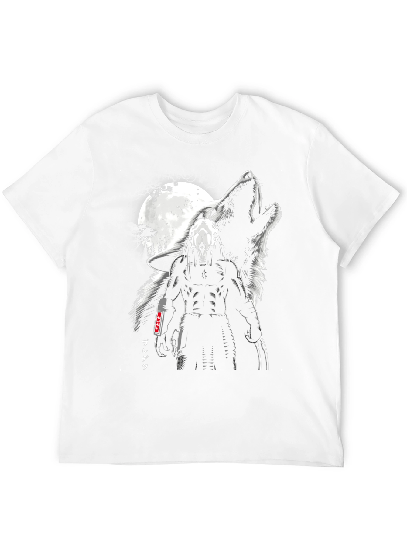 Wolf Predator Graphic Tee - Black