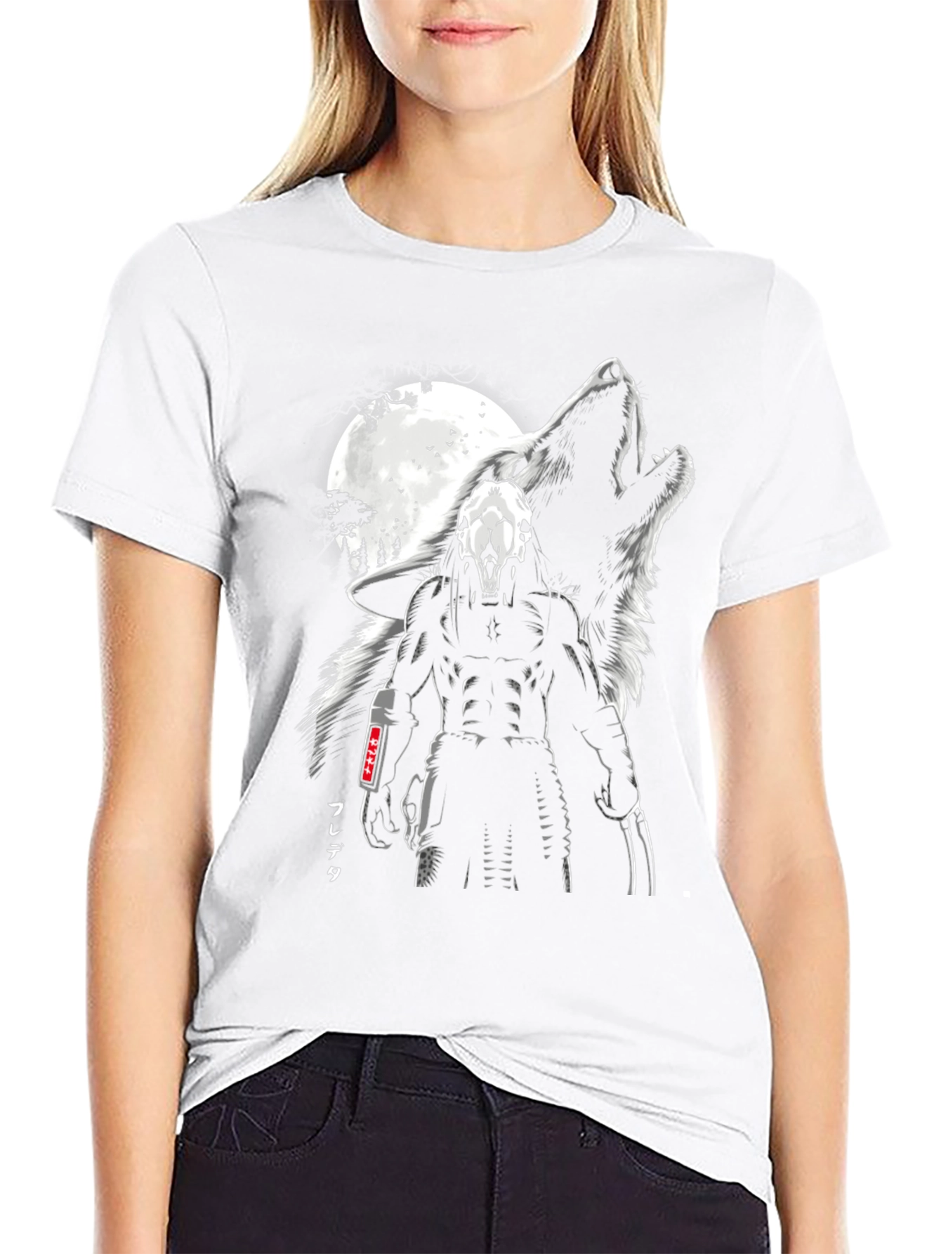 Wolf Predator Graphic Tee - Black