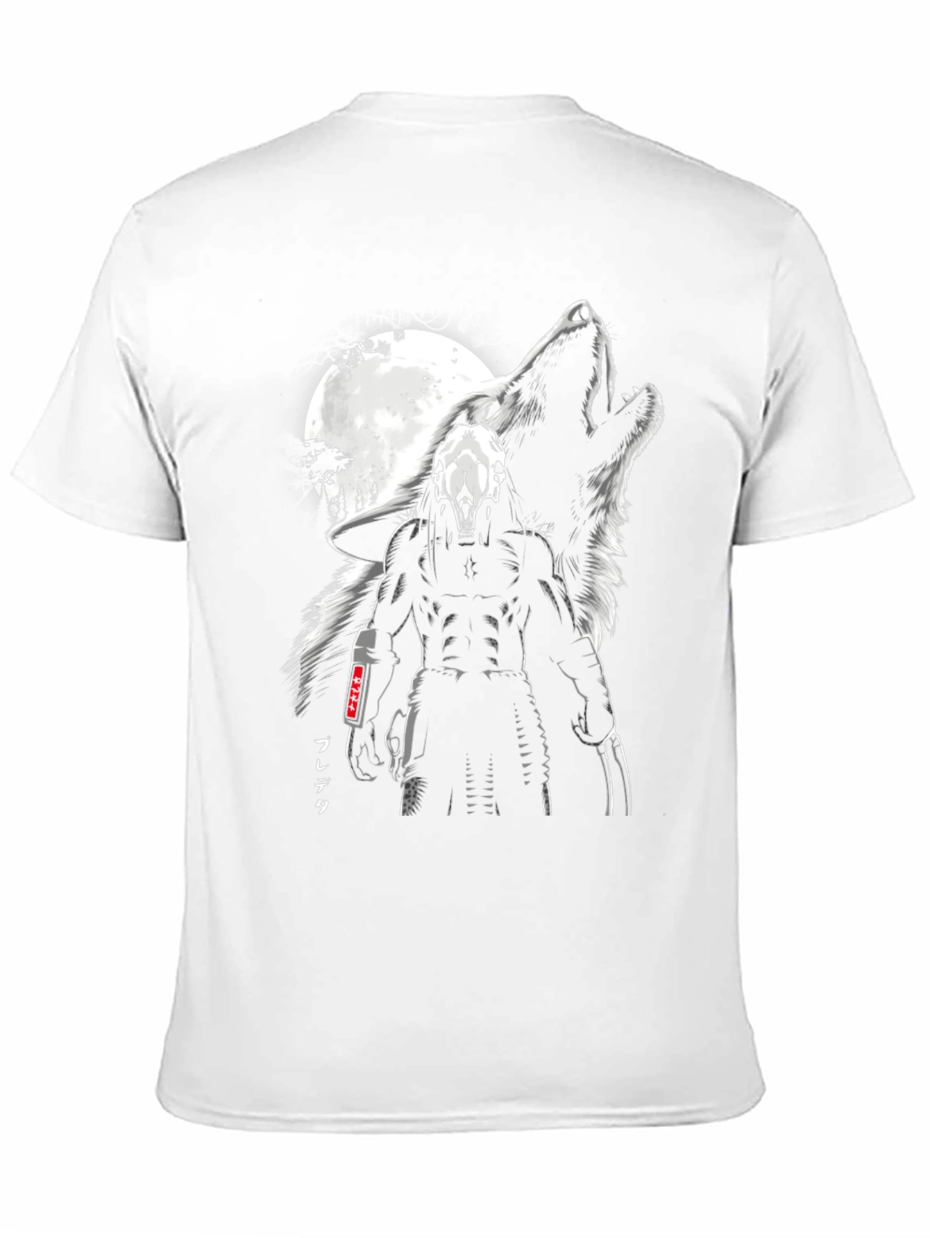 Wolf Predator Graphic Tee - Black