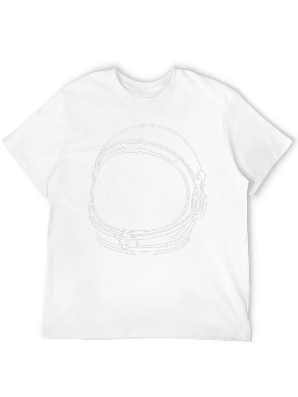 Astronaut Helmet Graphic T-Shirt - Space Fan Tee