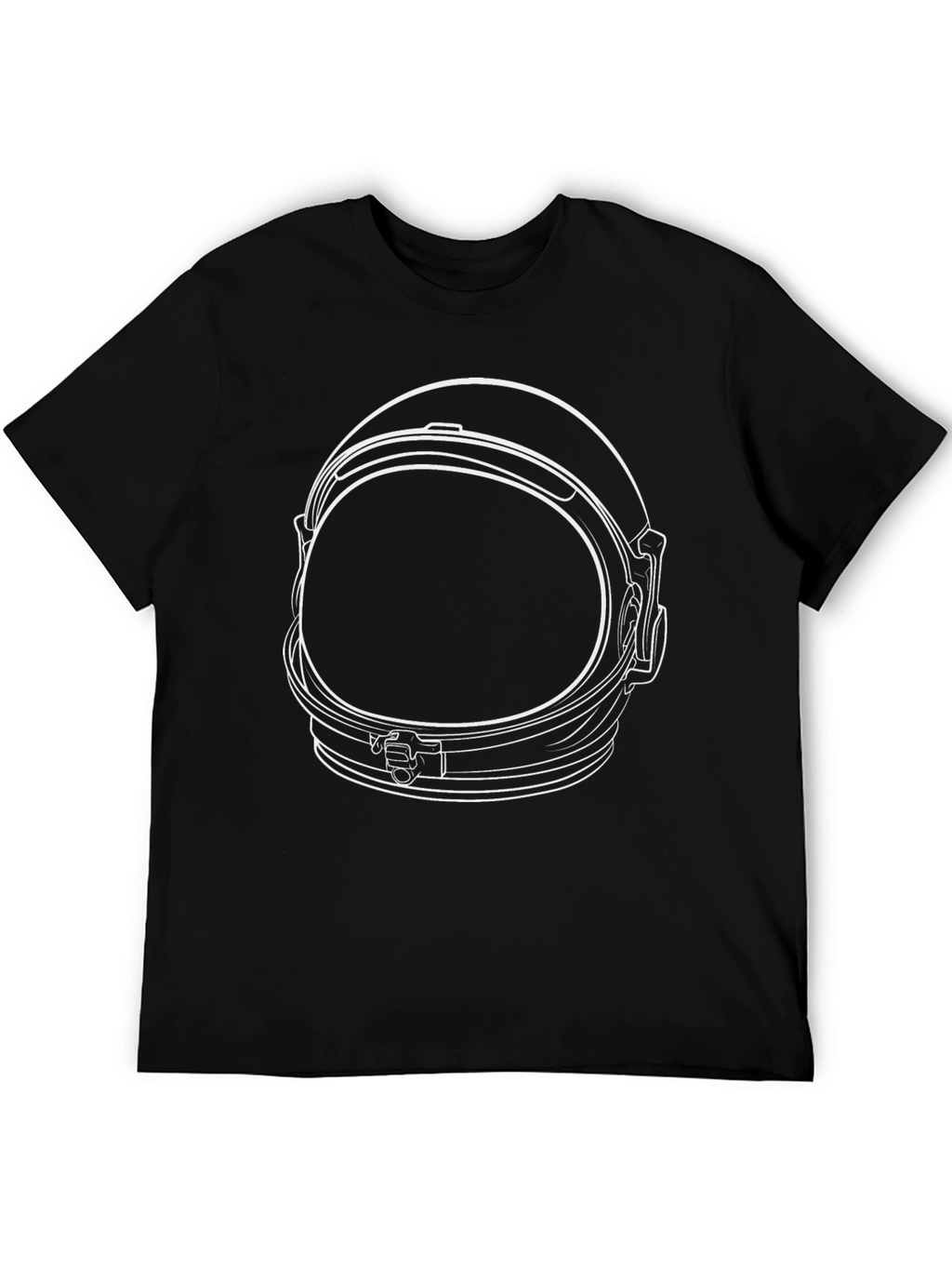 Astronaut Helmet Graphic T-Shirt - Space Fan Tee