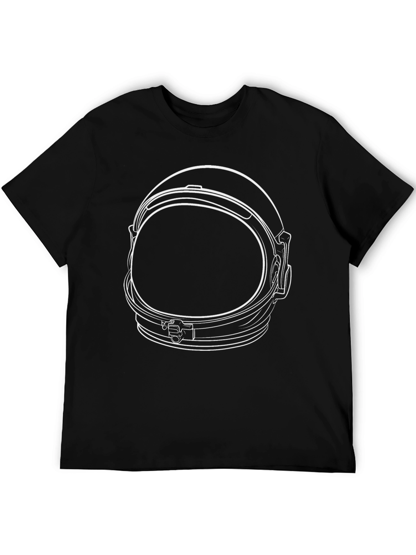 Astronaut Helmet Graphic T-Shirt - Space Fan Tee
