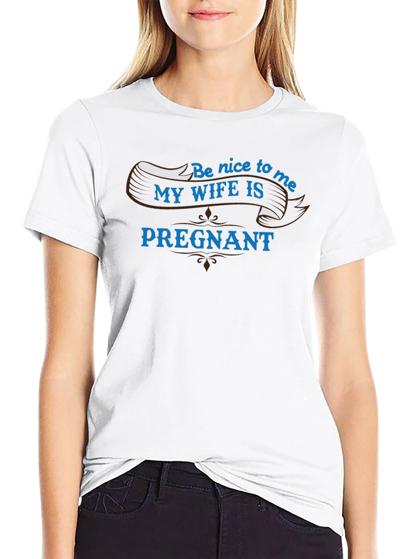 Funny Dad-to-Be T-Shirt: My Wife is Pregnant