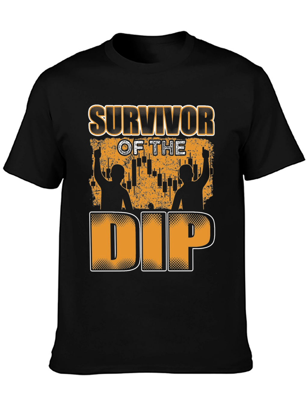 Survivor of the Dip Stock Trader Graphic T-Shirt