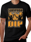 Survivor of the Dip Stock Trader Graphic T-Shirt
