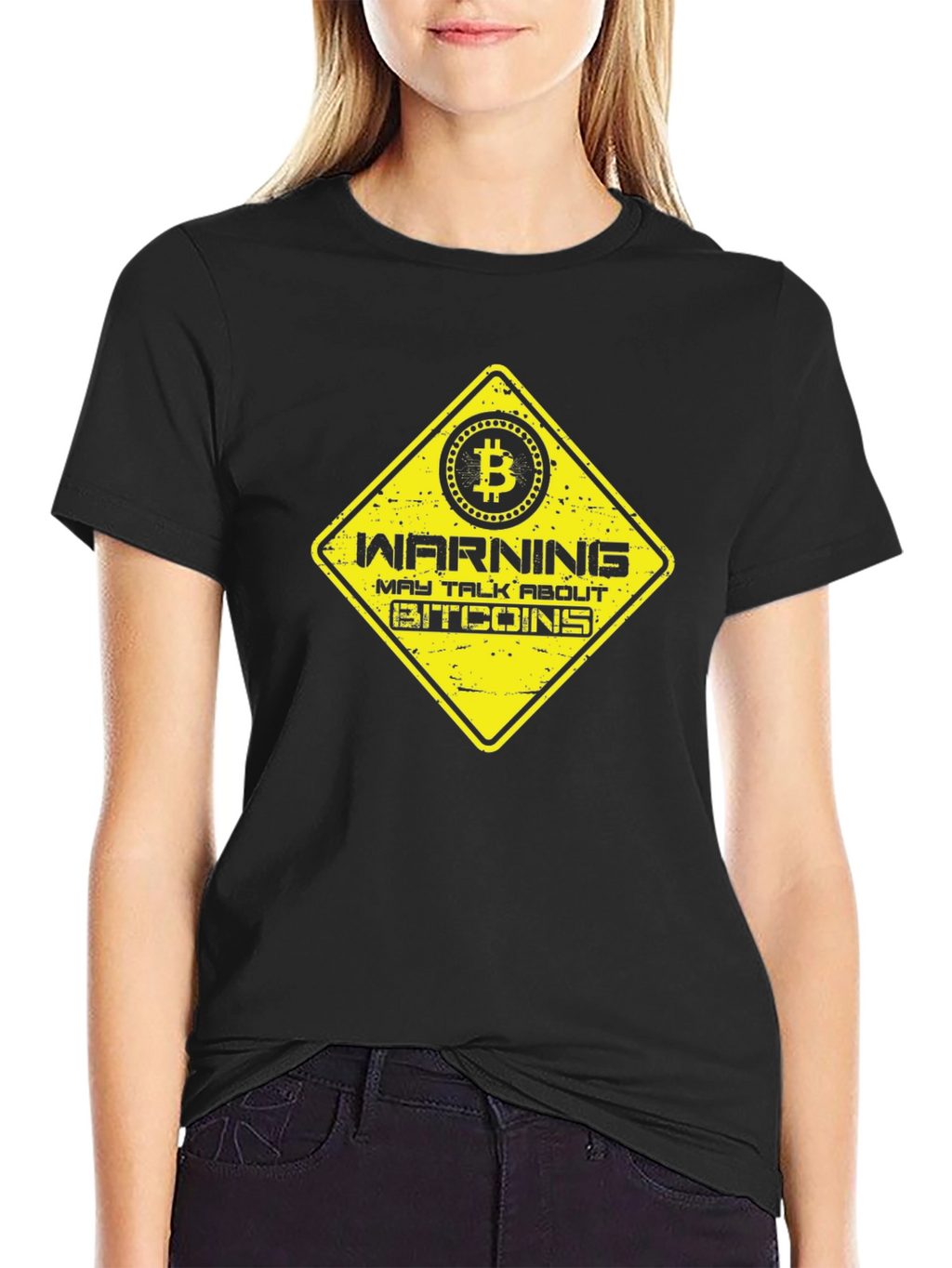 Warning May Talk About Bitcoins T-Shirt