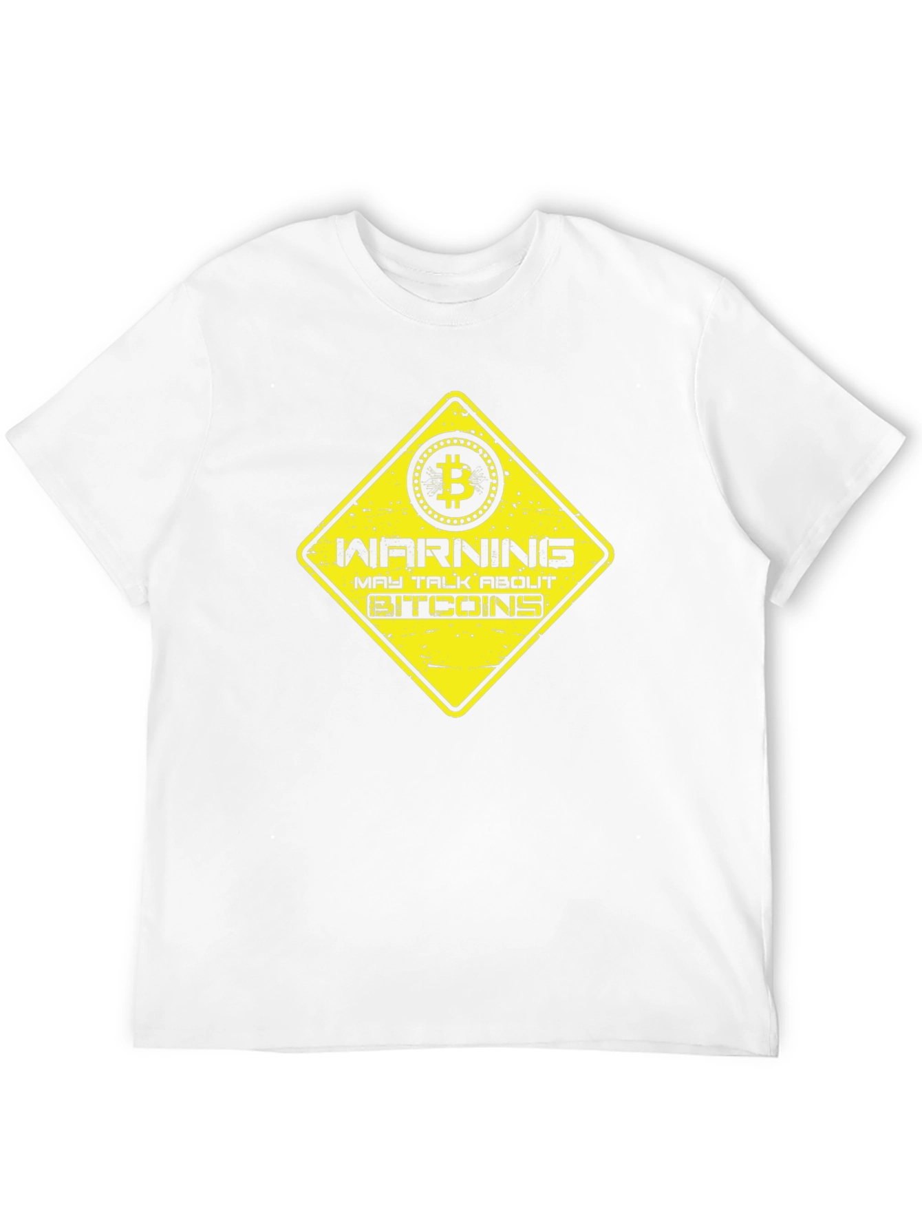 Warning May Talk About Bitcoins T-Shirt
