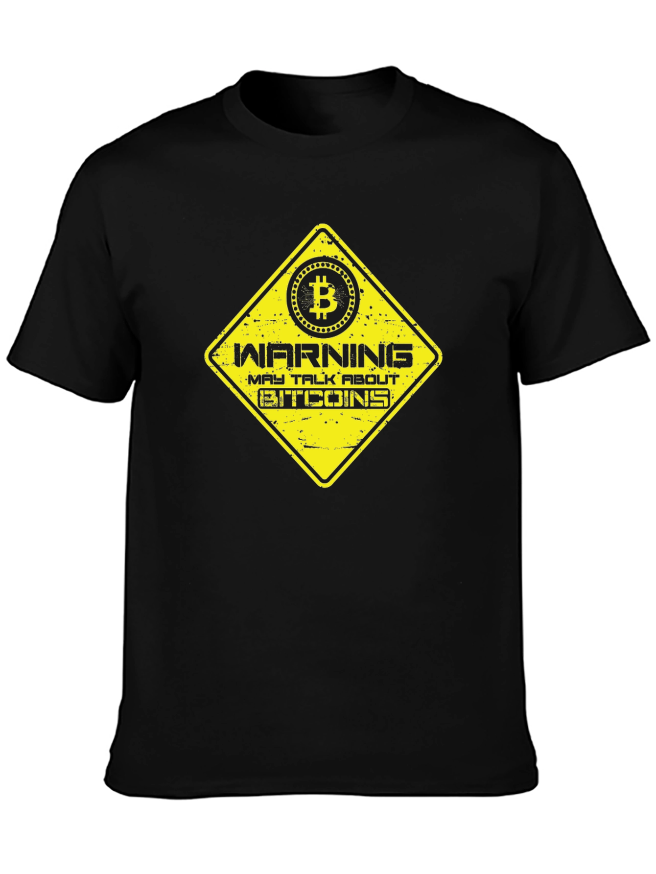 Warning May Talk About Bitcoins T-Shirt