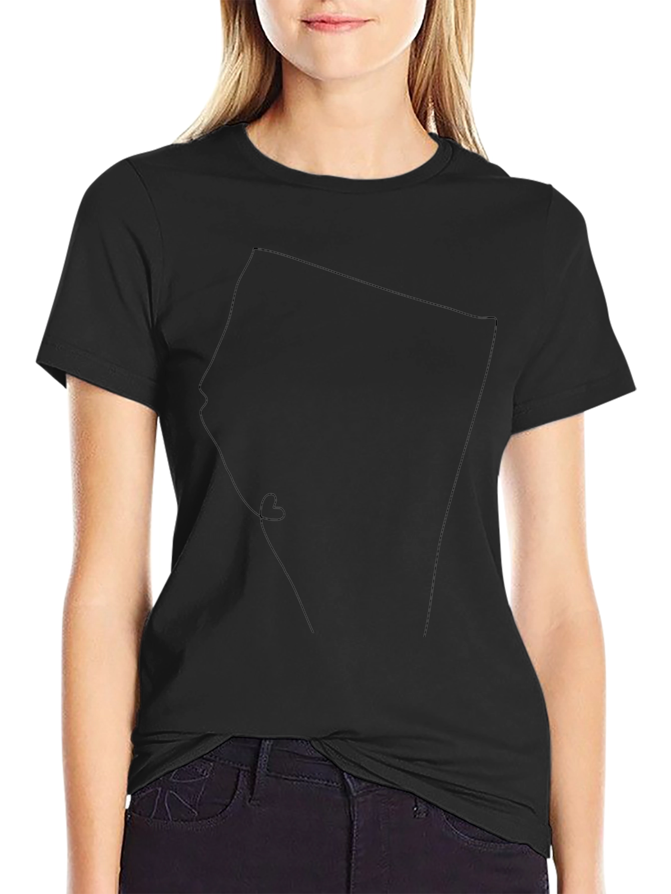 Minimalist Nevada Outline T-Shirt
