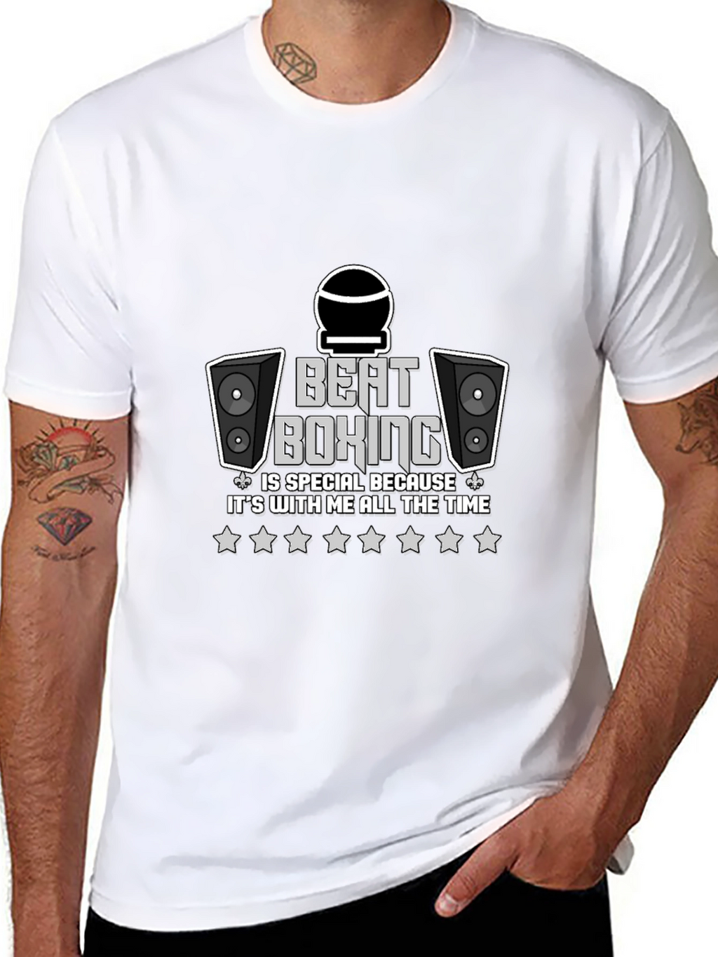 Beat Boxing Graphic Tee - Music Boxing Lover Shirt