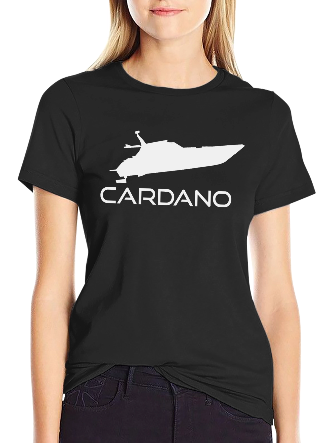 Cardano Boat T-Shirt - Black