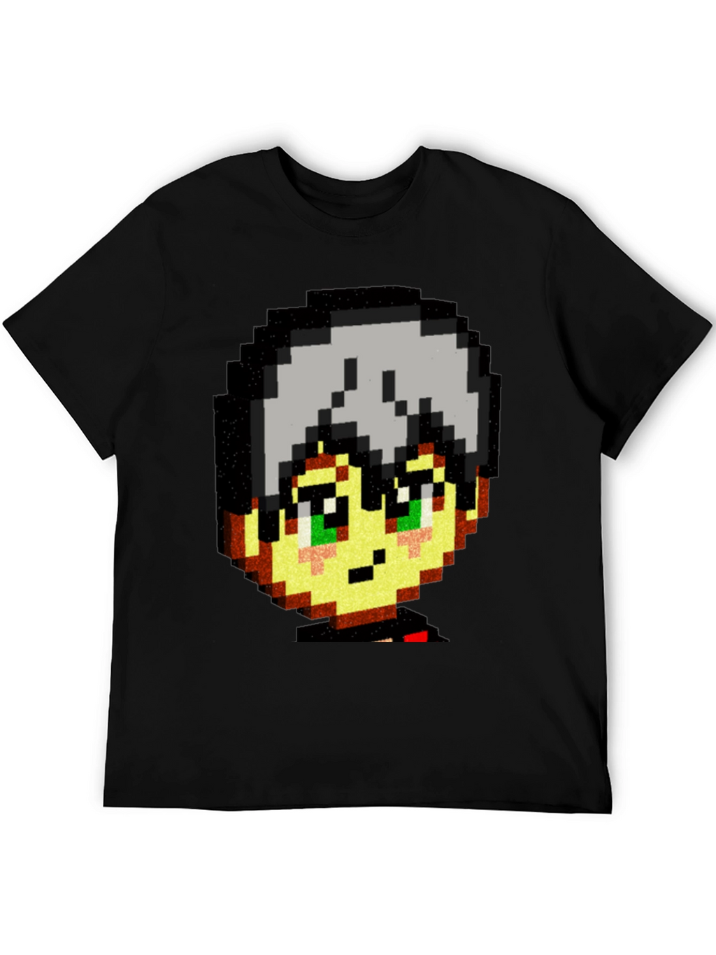 Pixel Art Anime T-Shirt