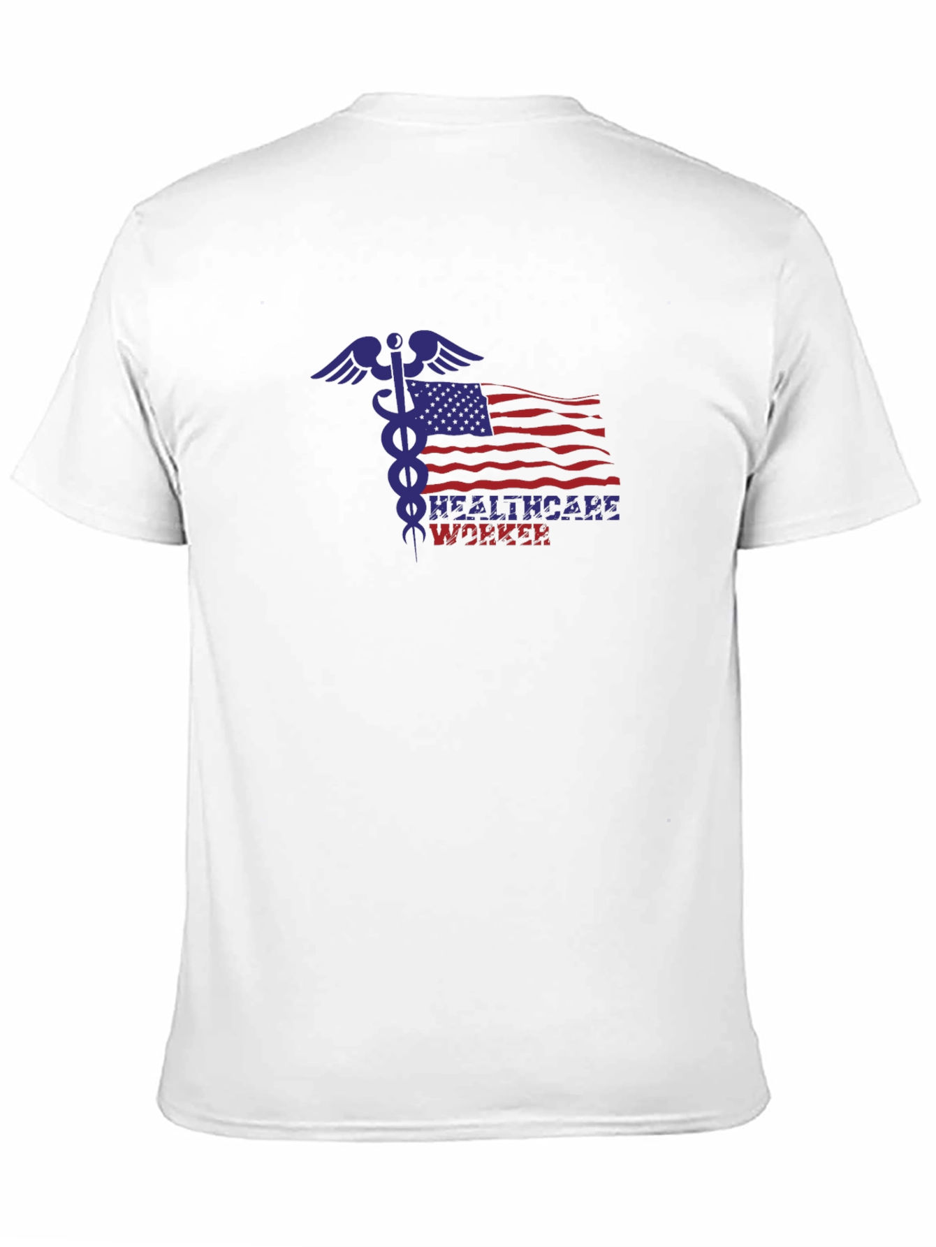Healthcare Worker American Flag T-Shirt