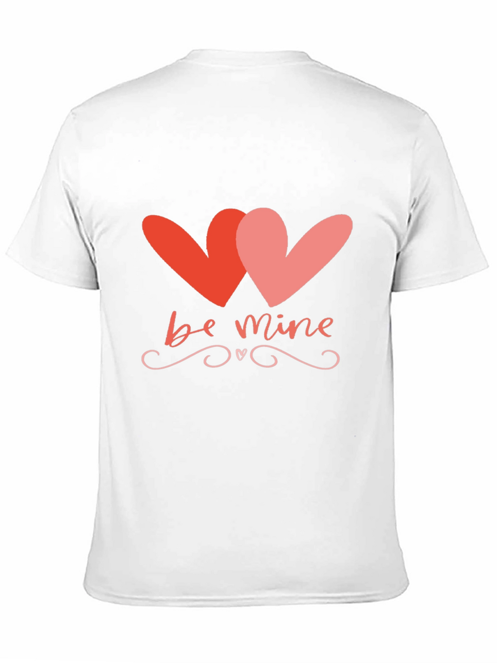 Be Mine Valentines Day Heart Graphic T-Shirt