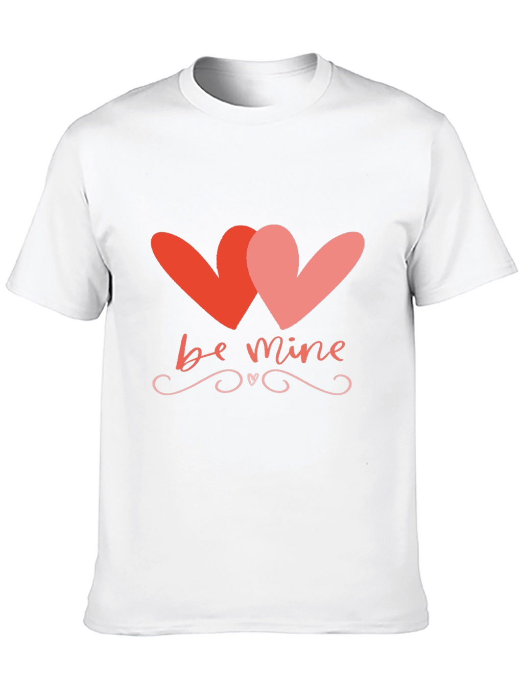Be Mine Valentines Day Heart Graphic T-Shirt