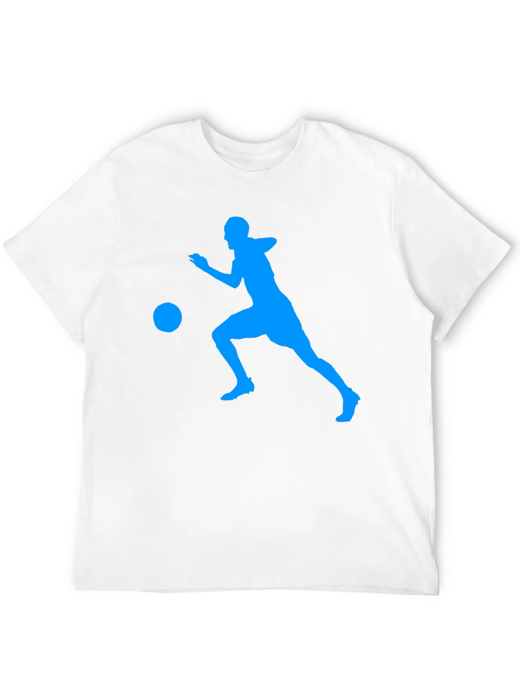 Mens Black Soccer Graphic Tee