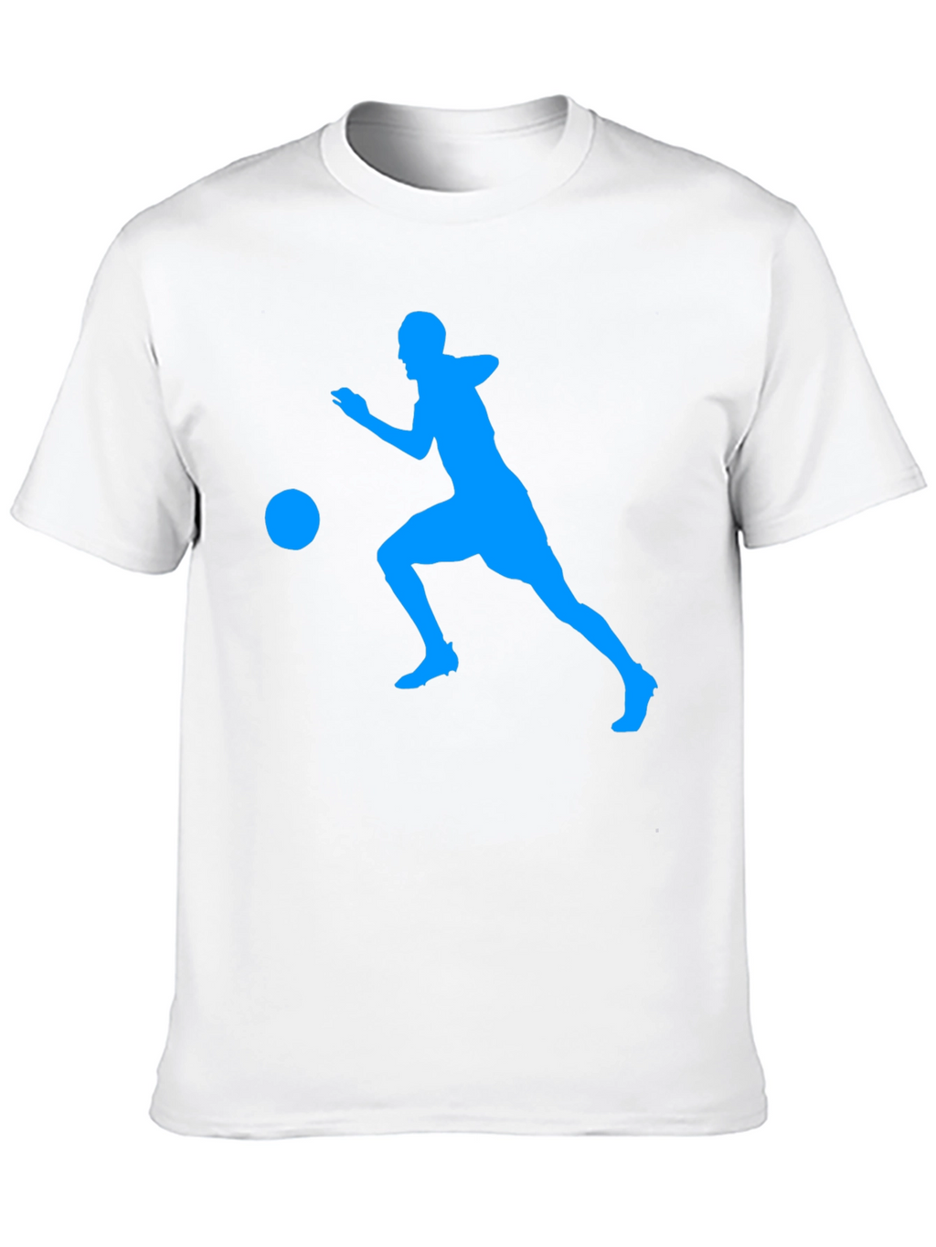 Mens Black Soccer Graphic Tee
