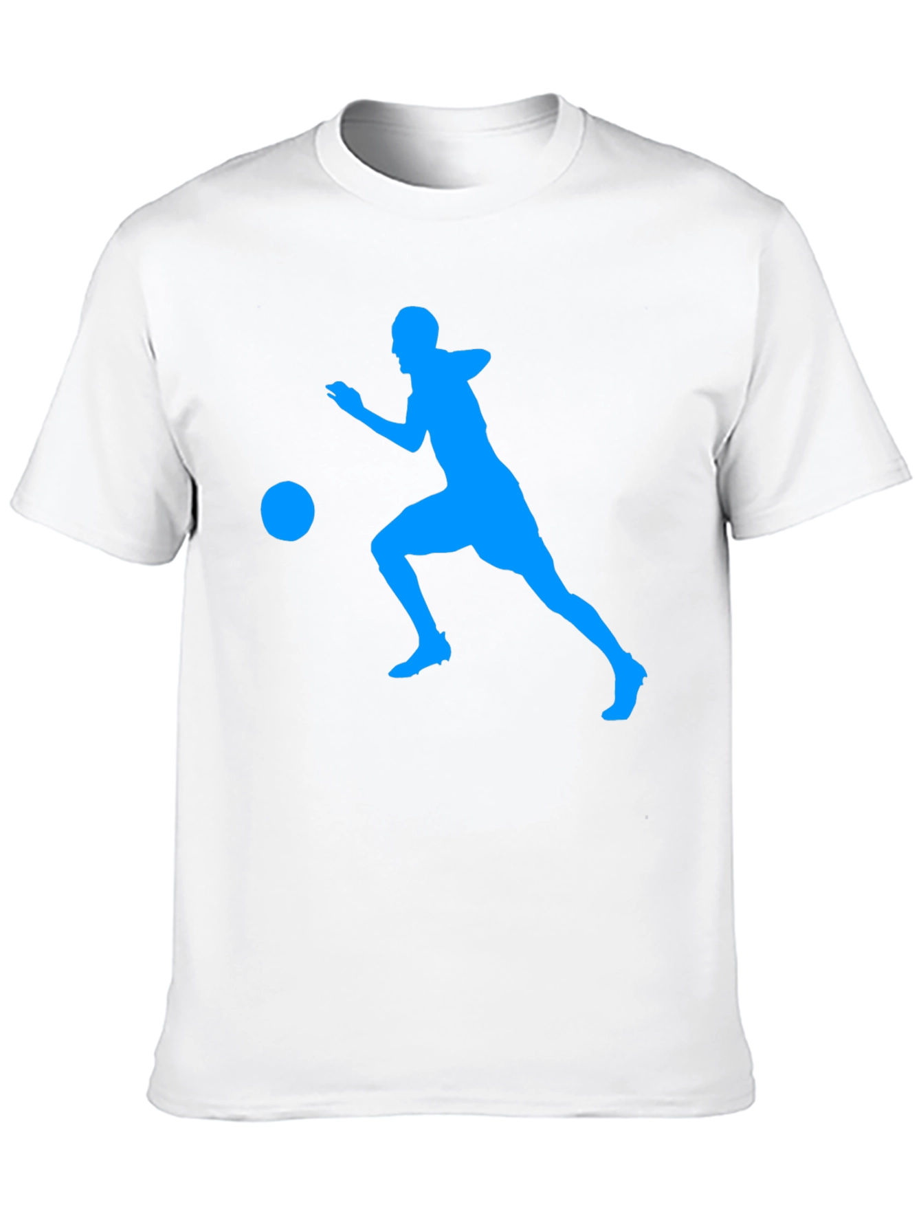 Mens Black Soccer Graphic Tee