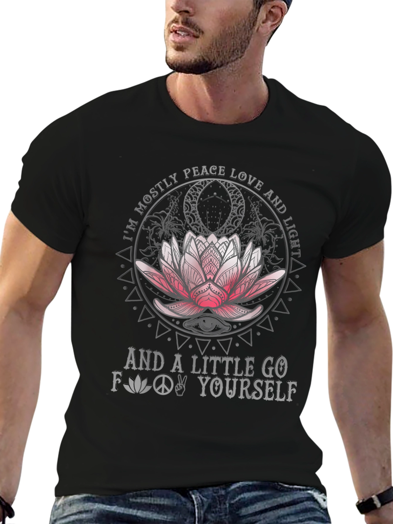 Peace Love Light Graphic Tee